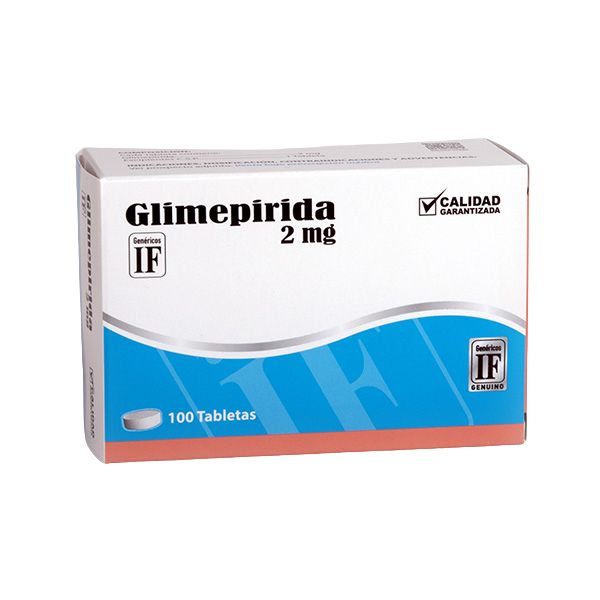 GLIMEPIRIDA 2 Mg IF Ibero Farmacos