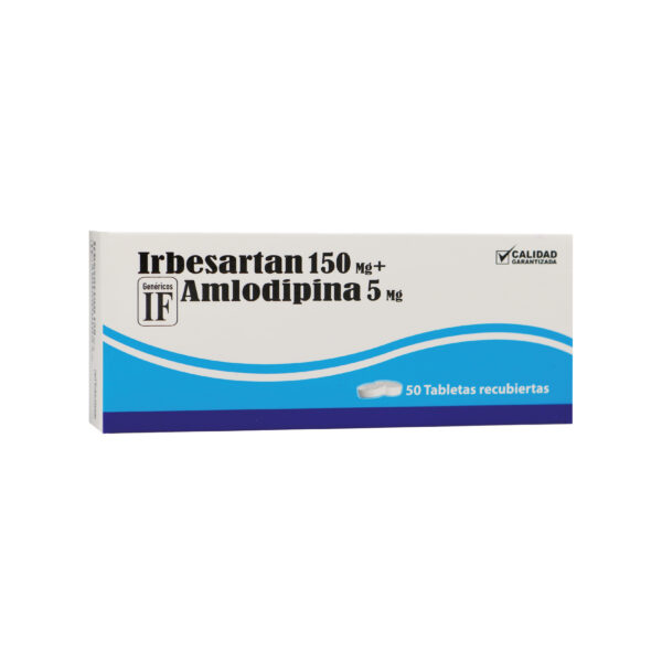 IRBESARTAN 150 MG + AMLODIPINA 5 MG IF